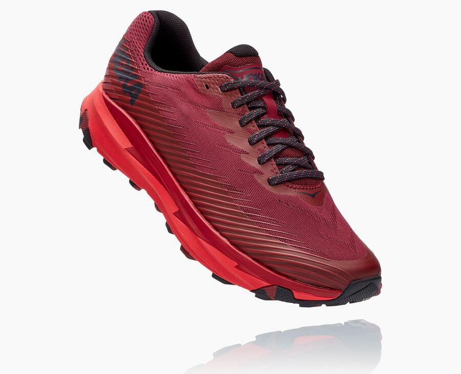 Hoka One One Torrent 2 - Men Trail Shoes - Red,Australia UFX-943572